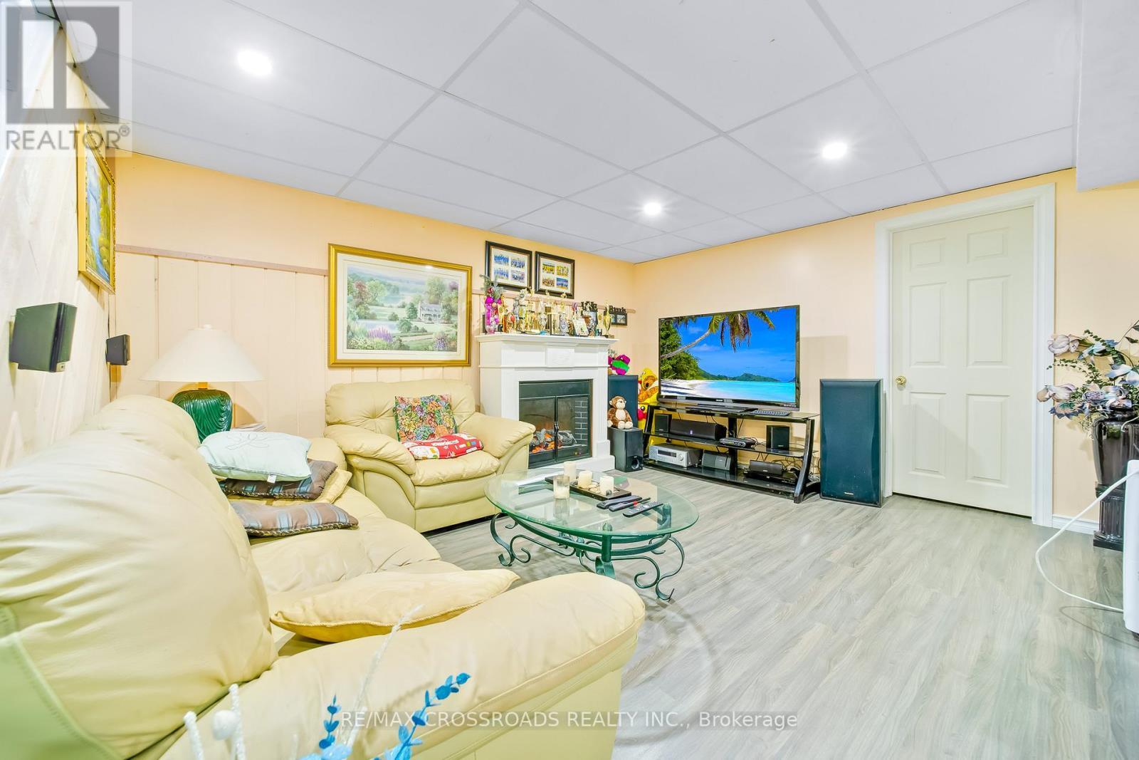 49 Tunmead Square, Toronto, ON - Indoor With Fireplace