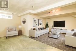 Finished basement rec room -