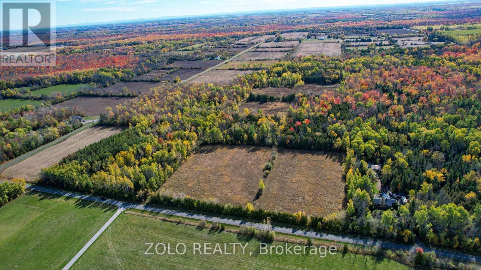 Looking at property, looking South. - 000 Salmon Road, South Dundas, ON