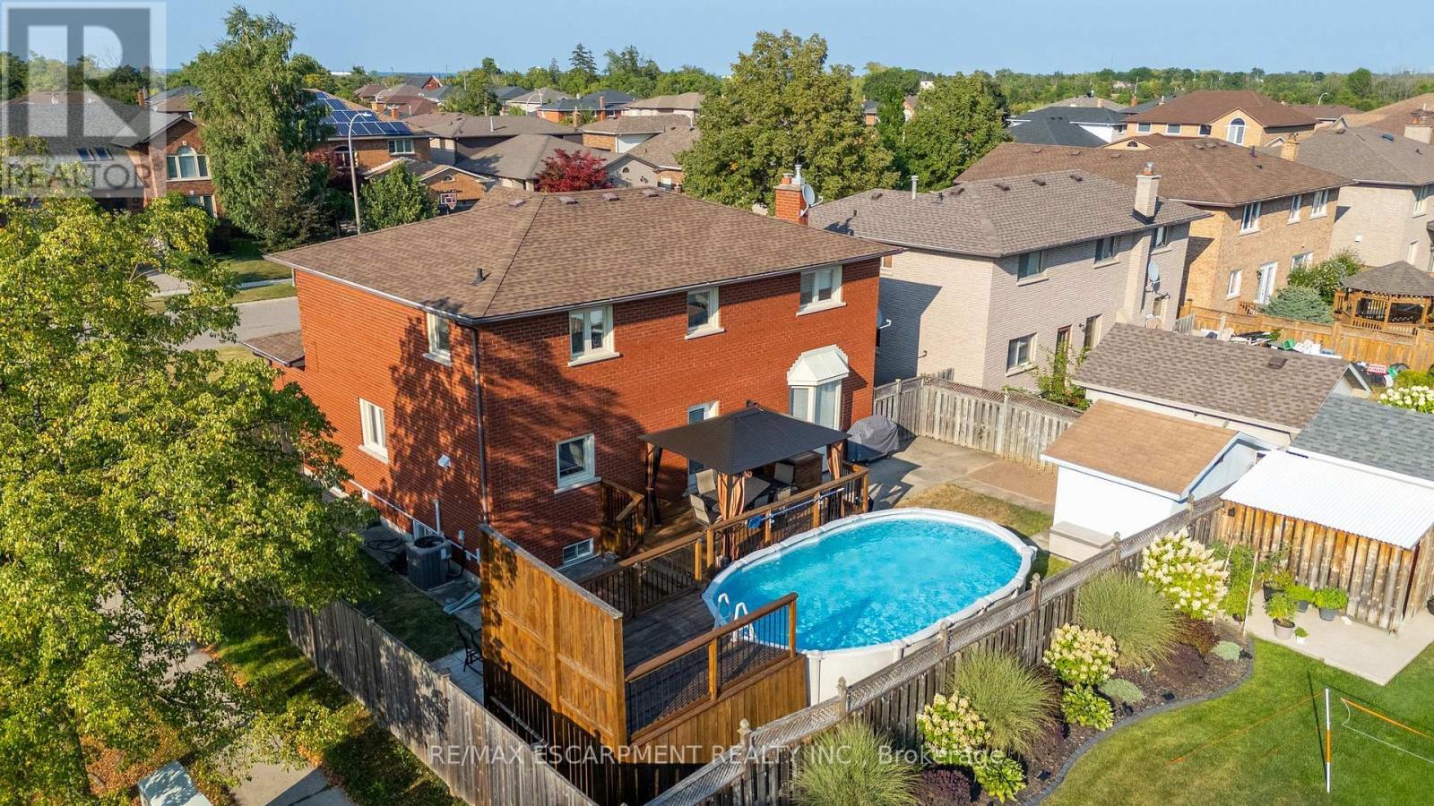 2 Vinehill Drive, Hamilton, ON - Outdoor With Above Ground Pool