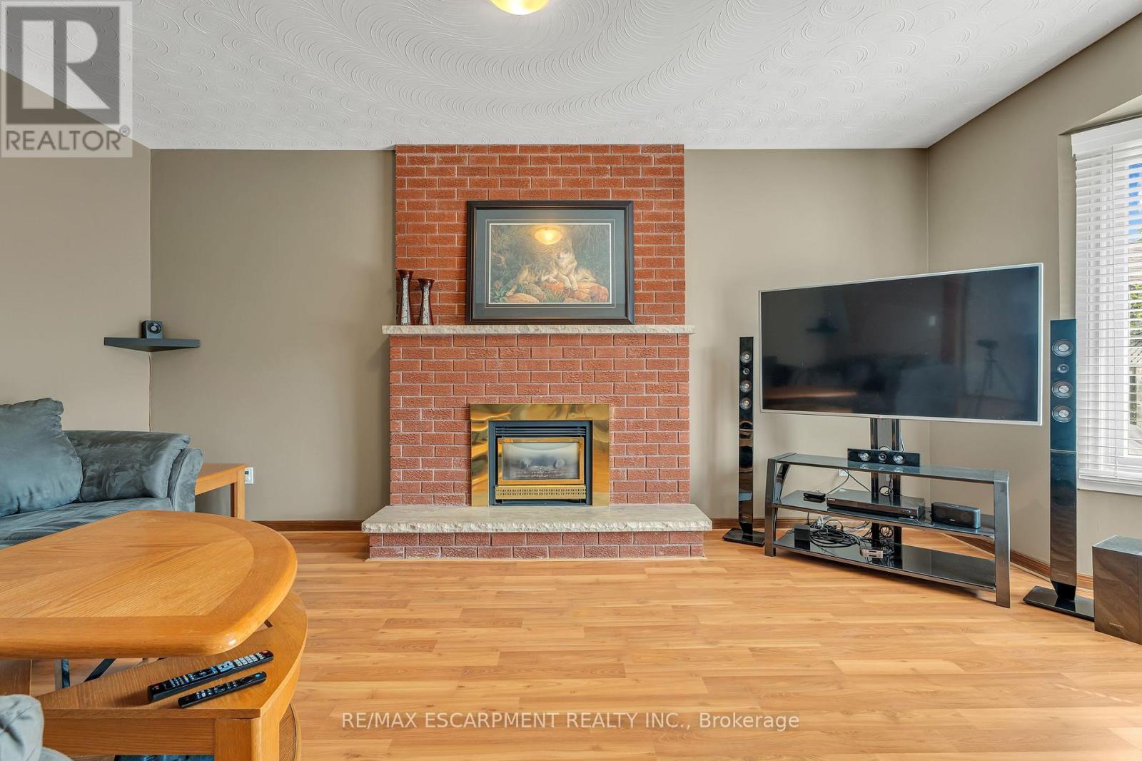 2 Vinehill Drive, Hamilton, ON - Indoor Photo Showing Living Room With Fireplace