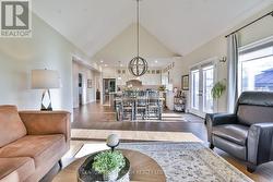 Stunning vaulted ceiling! -