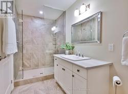 3 piece lower level bathroom -
