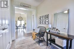 Spacious bright foyer with large closet. -