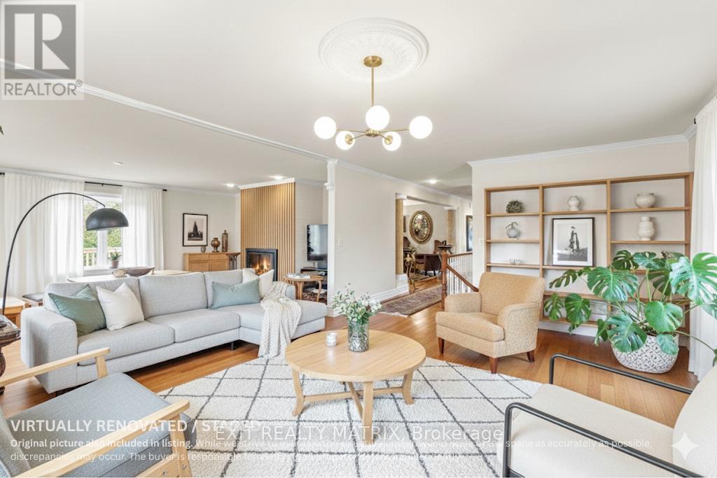 (virtually modified) living 3 - 1100 Moffatt Drive, Ottawa, ON - Indoor Photo Showing Living Room