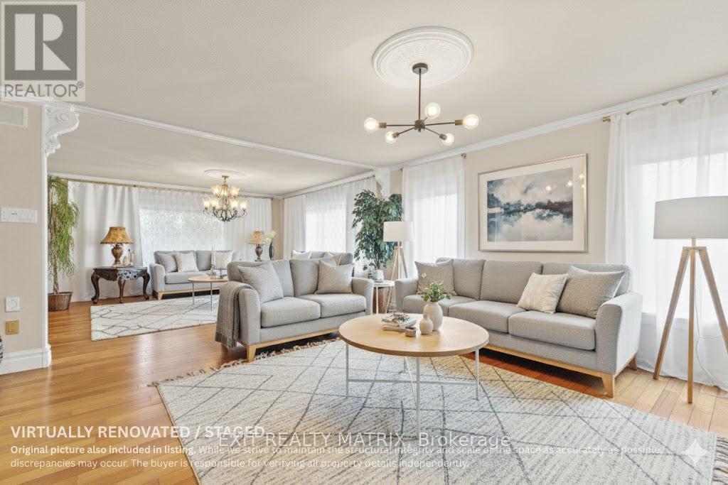(virtually modified) living 4 - 1100 Moffatt Drive, Ottawa, ON - Indoor Photo Showing Living Room