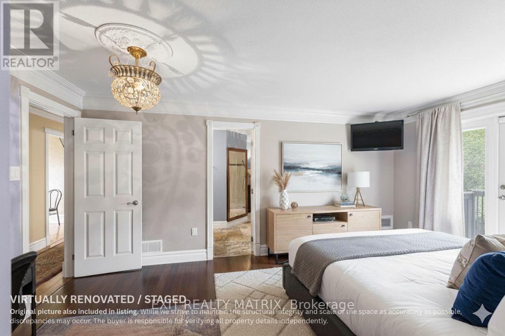 (virtually modified) primary bedroom - 1100 Moffatt Drive, Ottawa, ON - Indoor Photo Showing Bedroom