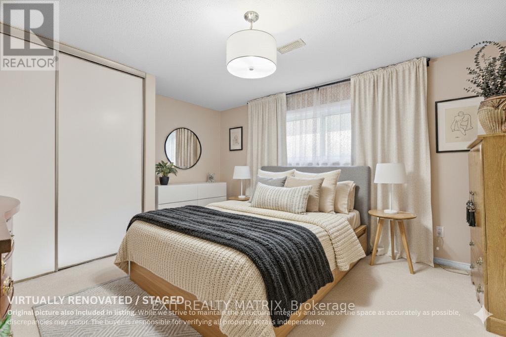 (virtually modified) bedroom 3 - 1100 Moffatt Drive, Ottawa, ON - Indoor Photo Showing Bedroom