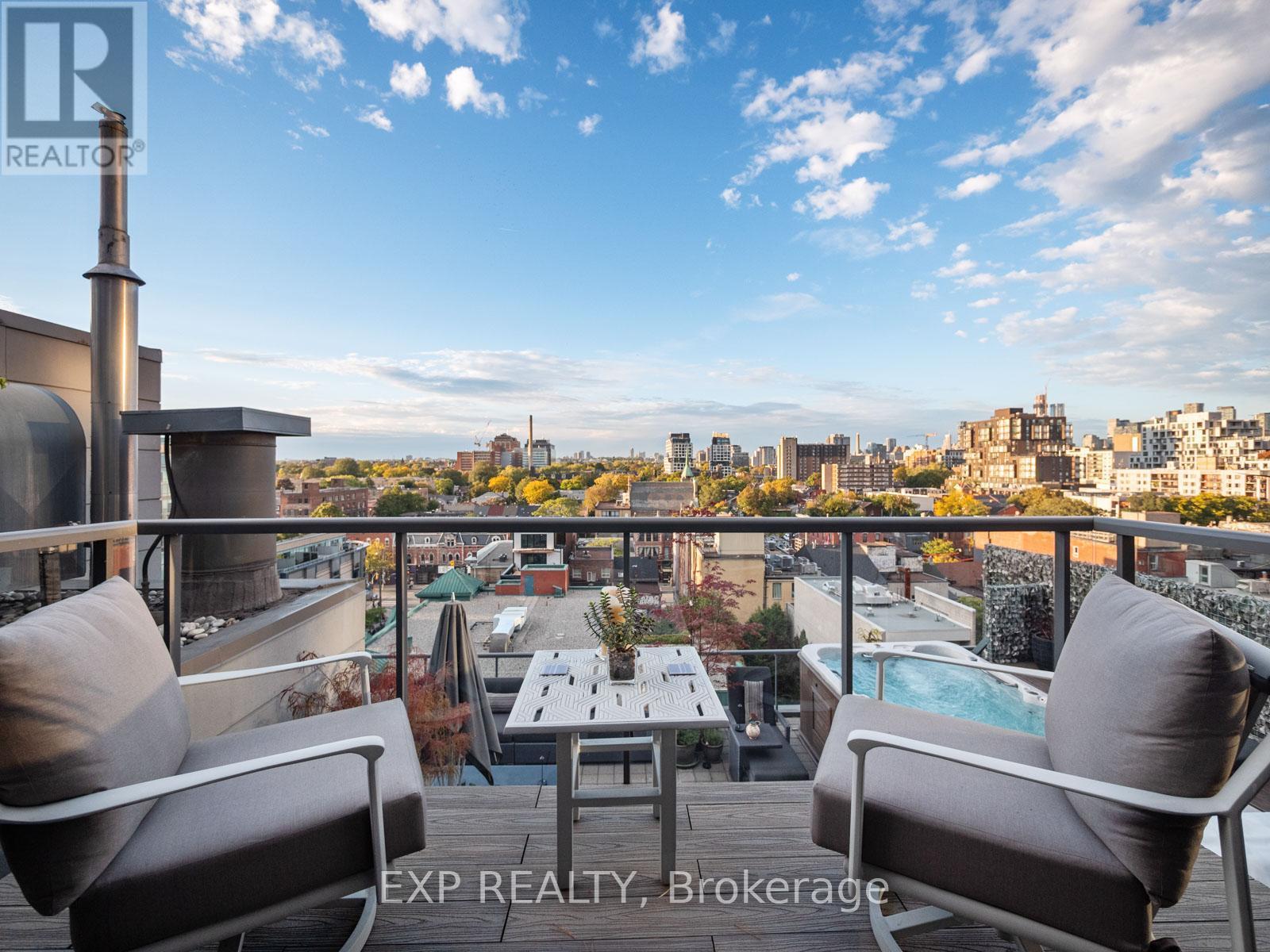 Ph1 - 533 Richmond Street W, Toronto, ON - Outdoor With Balcony With View