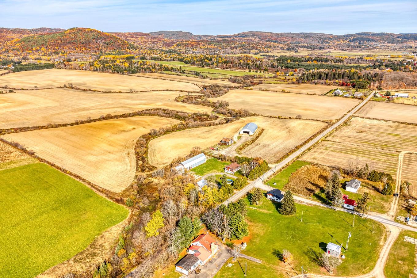 Photo aérienne - 1765Z - 1775Z Ch. Beauparlant O., Saint-Damien, QC - Outdoor With View