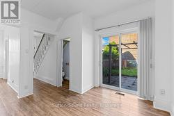 Living room with walkout to yard -