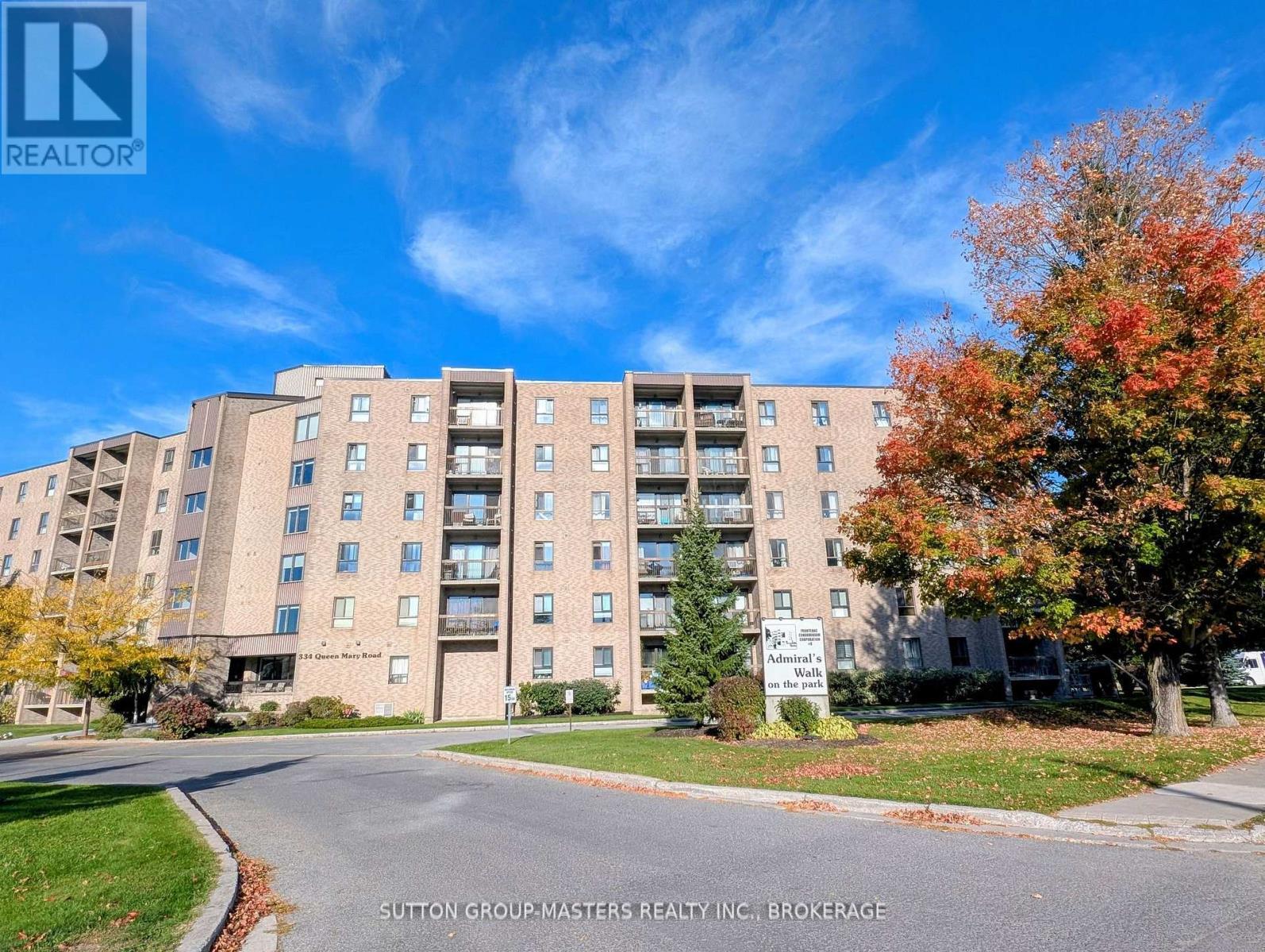 404 - 334 Queen Mary Road, Kingston (West Of Sir John A. Blvd), ON - Outdoor With Balcony With Facade