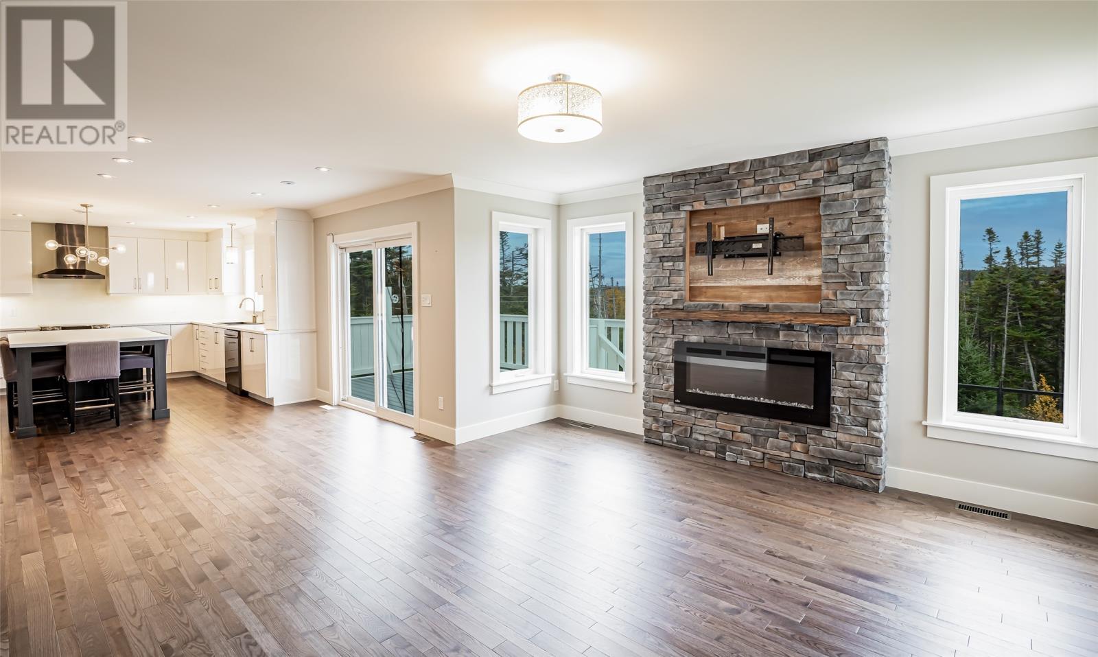43 Jera Street, Portugal Cove St. Philips, NL - Indoor Photo Showing Living Room With Fireplace