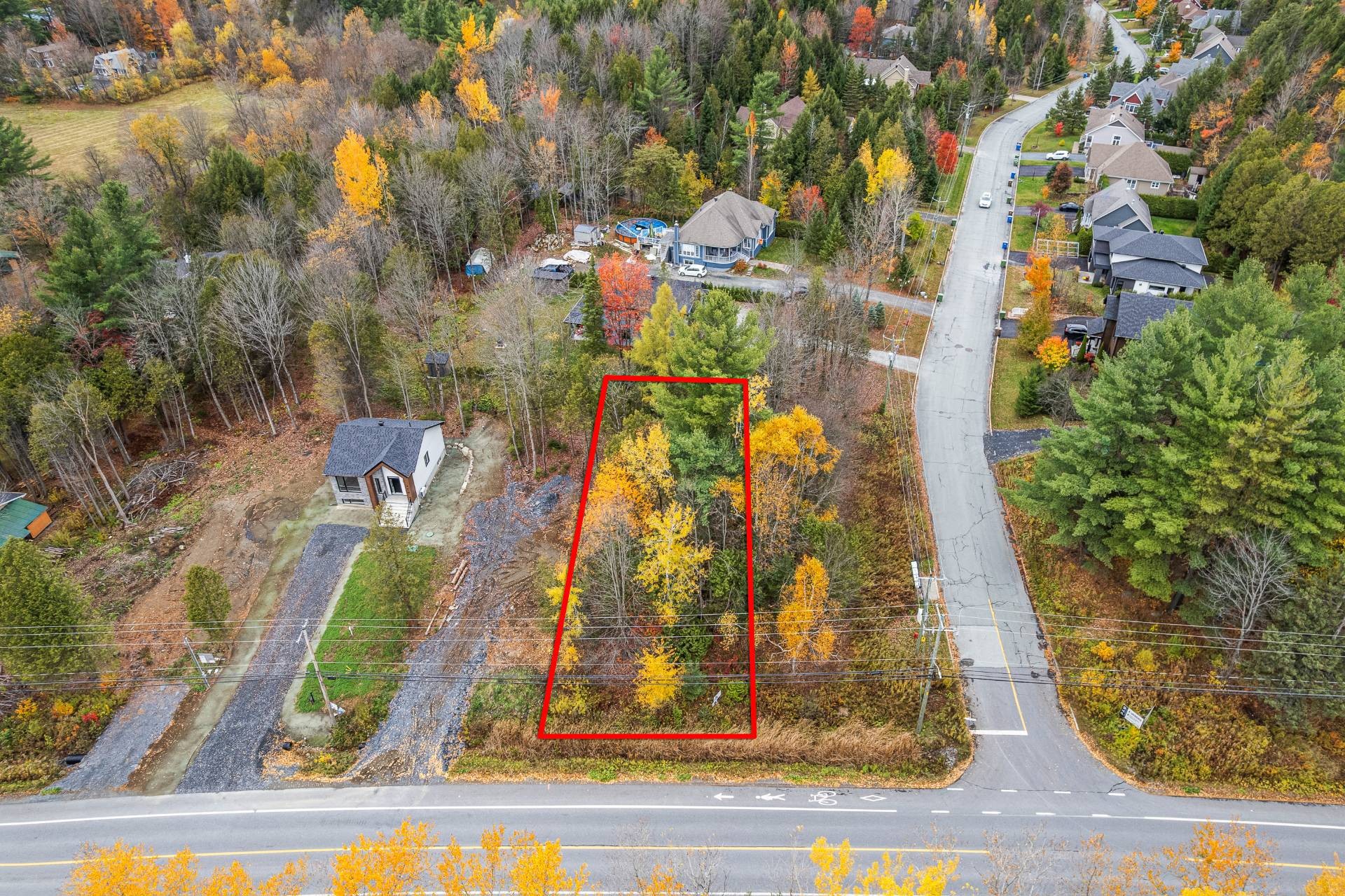 Photo aérienne - Ch. Southière, Magog, QC