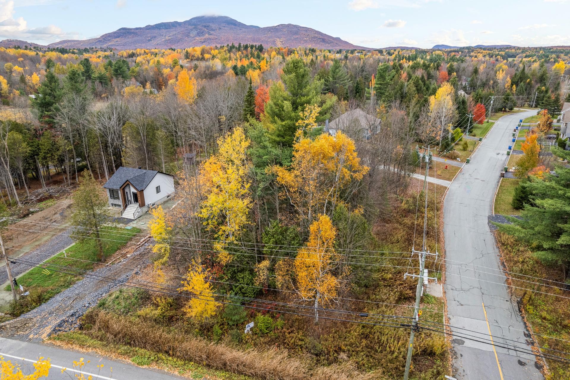 Photo aérienne - Ch. Southière, Magog, QC
