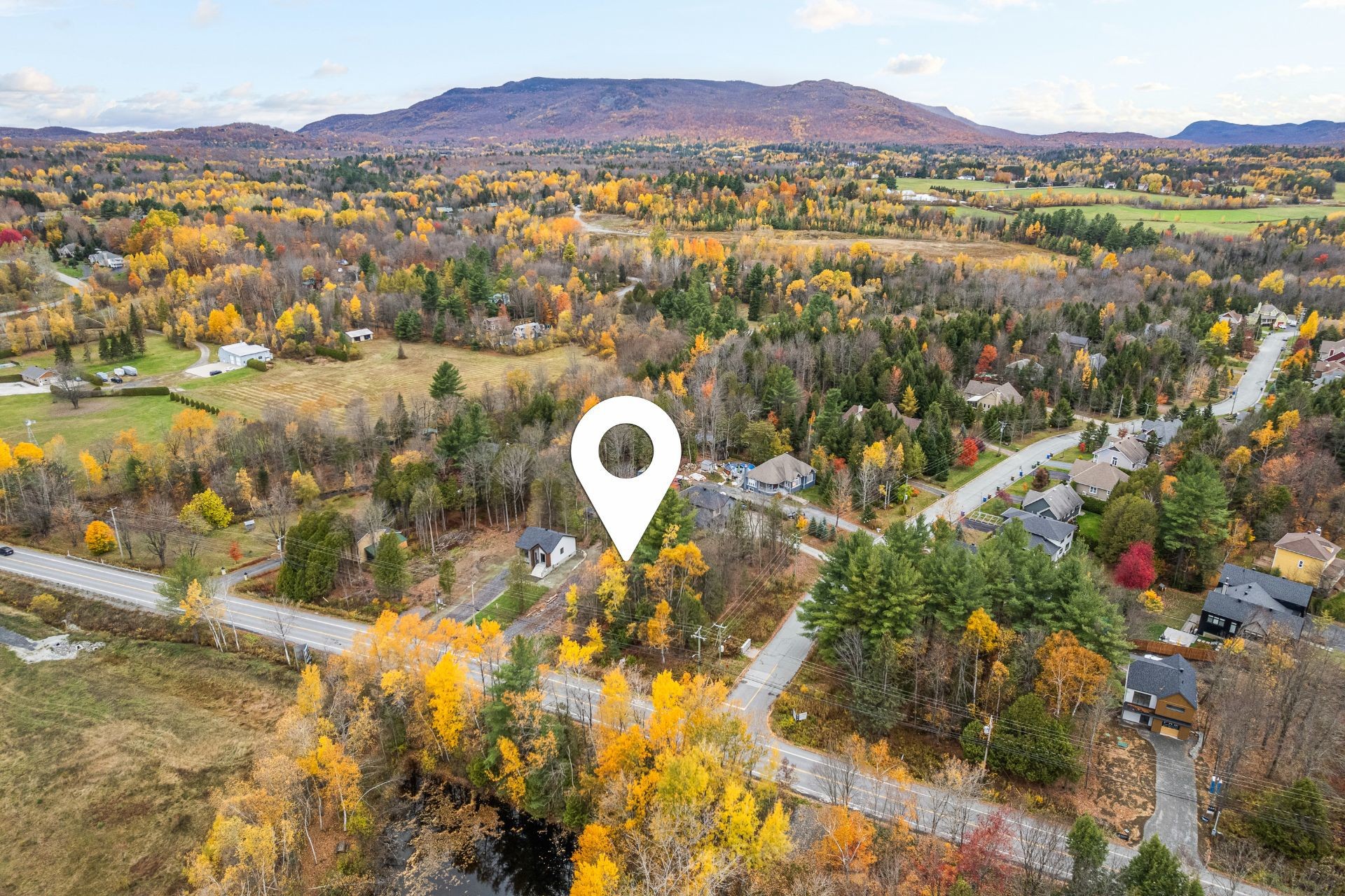 Photo aérienne - 406 Ch. Southière, Magog, QC