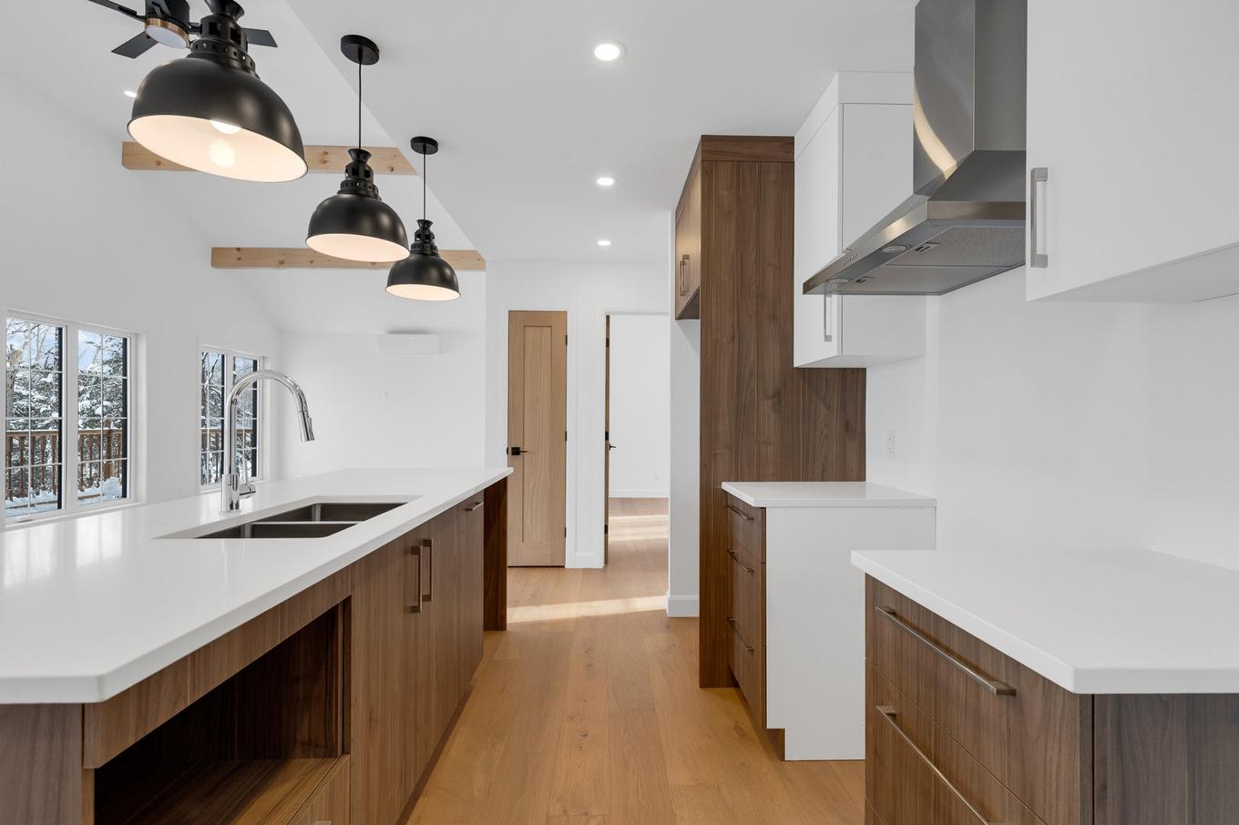 Kitchen - Rue Paulsen, Sainte-Agathe-Des-Monts, QC - Indoor Photo Showing Kitchen With Double Sink