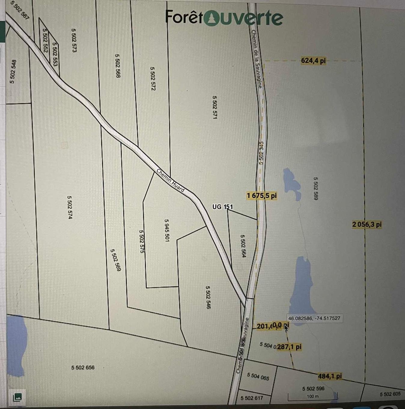 Drawing (sketch) - Ch. De La Sauvagine, Mont-Blanc, QC