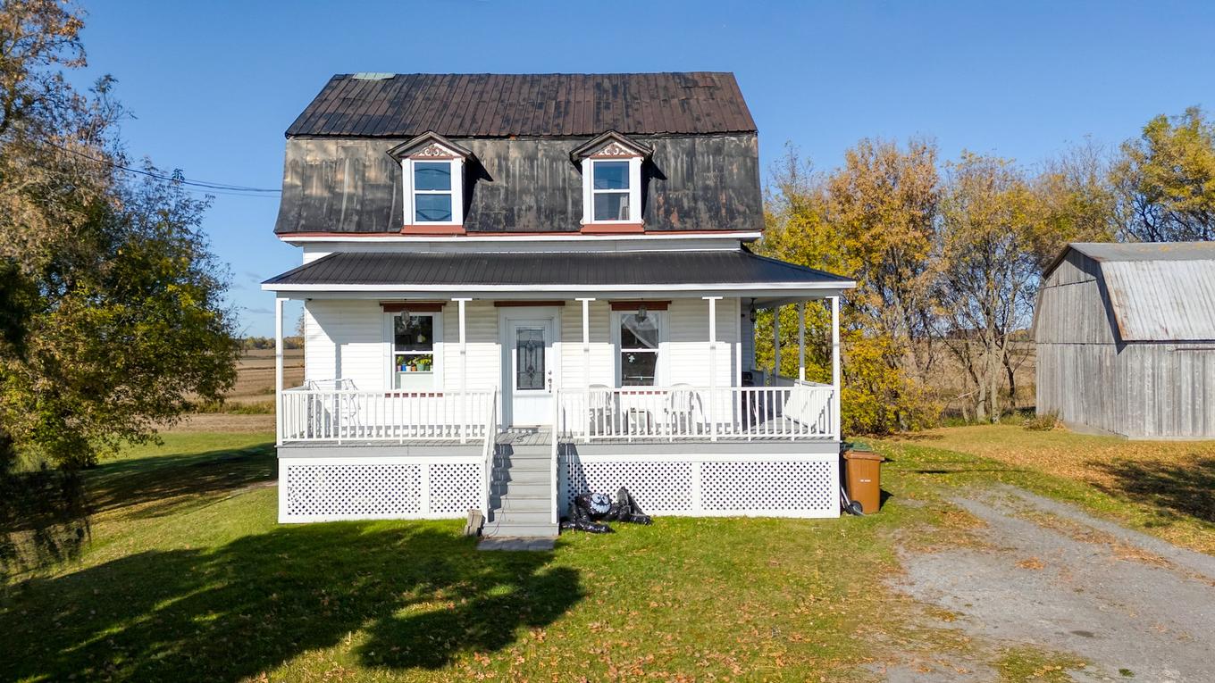 Frontage - 1237 9E Rang, Saint-Dominique, QC - Outdoor With Deck Patio Veranda
