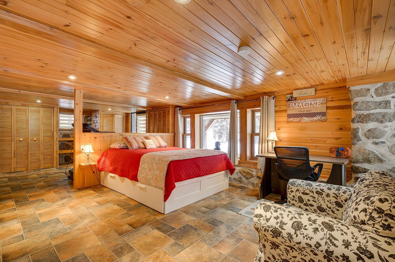 Chambre à coucher - 3390Z Rue Lachaine, Val-David, QC