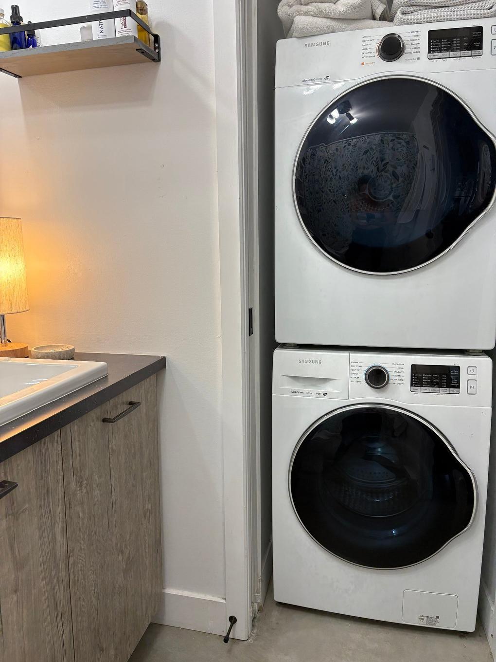 Bathroom - 2805 Rue Bossuet, Montréal (Mercier/Hochelaga-Maisonneuve), QC - Indoor Photo Showing Laundry Room