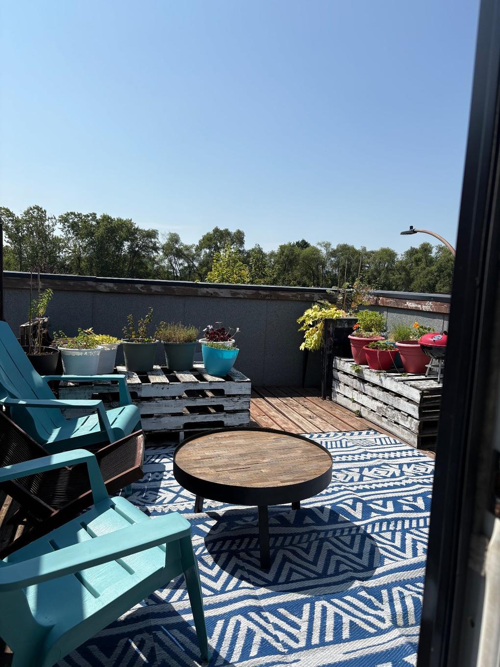 Patio - 2805 Rue Bossuet, Montréal (Mercier/Hochelaga-Maisonneuve), QC - Outdoor With Deck Patio Veranda