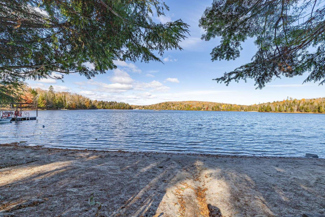 Aerial photo - 105 Ch. Des Geais-Bleus, Nominingue, QC - Outdoor With Body Of Water With View