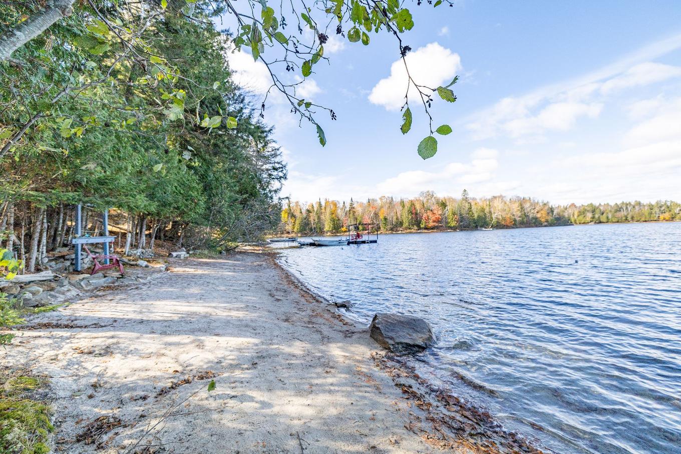 Aerial photo - 105 Ch. Des Geais-Bleus, Nominingue, QC - Outdoor With Body Of Water With View
