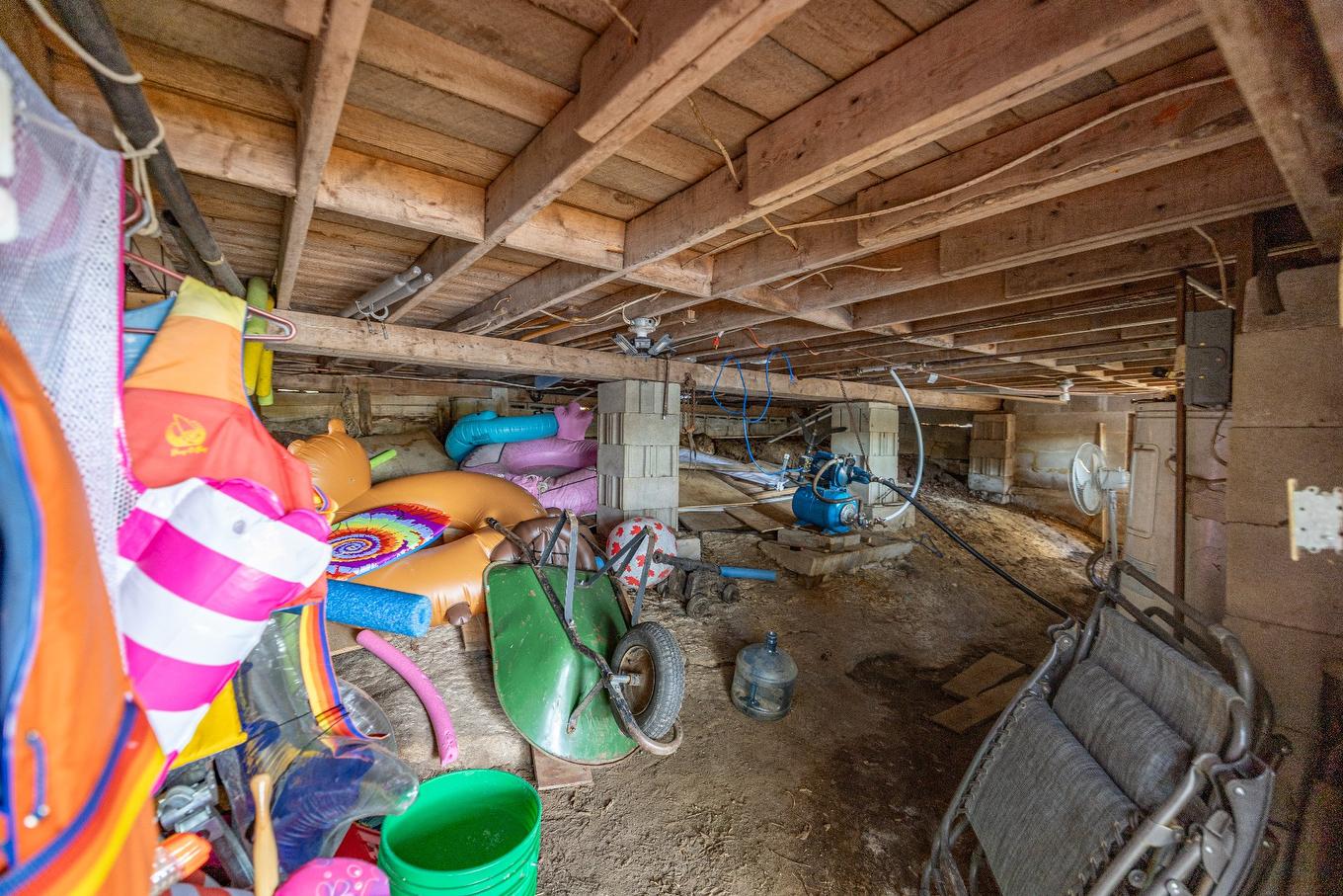 Aerial photo - 105 Ch. Des Geais-Bleus, Nominingue, QC - Indoor Photo Showing Basement