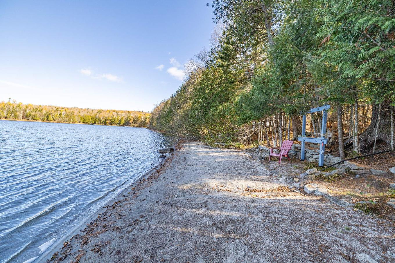 Aerial photo - 105 Ch. Des Geais-Bleus, Nominingue, QC - Outdoor With Body Of Water With View