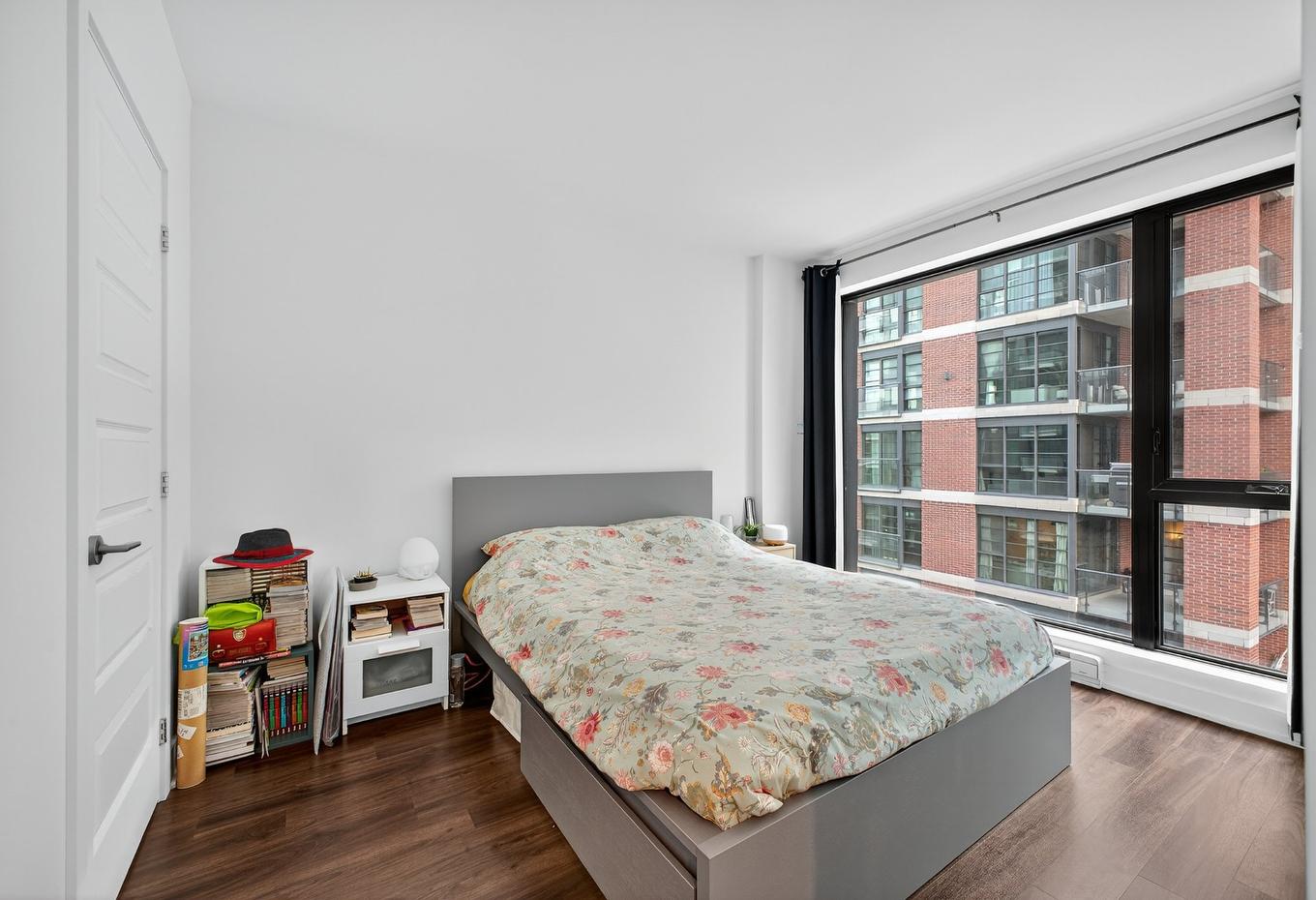Primary bedroom - 510-1228 Rue Des Bassins, Montréal (Le Sud-Ouest), QC - Indoor Photo Showing Bedroom
