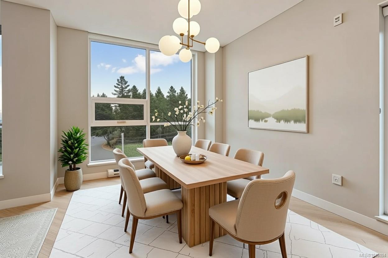604-3529 Dolphin Dr, Nanoose Bay, BC - Indoor Photo Showing Dining Room