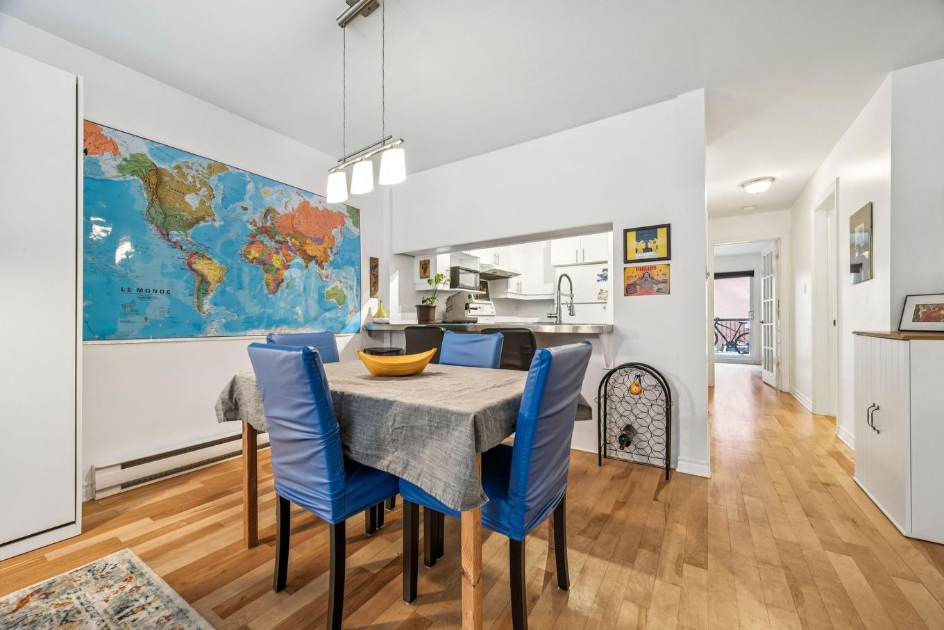 Salle à manger - 3-1317 Rue La Fontaine, Montréal (Ville-Marie), QC - Indoor Photo Showing Dining Room