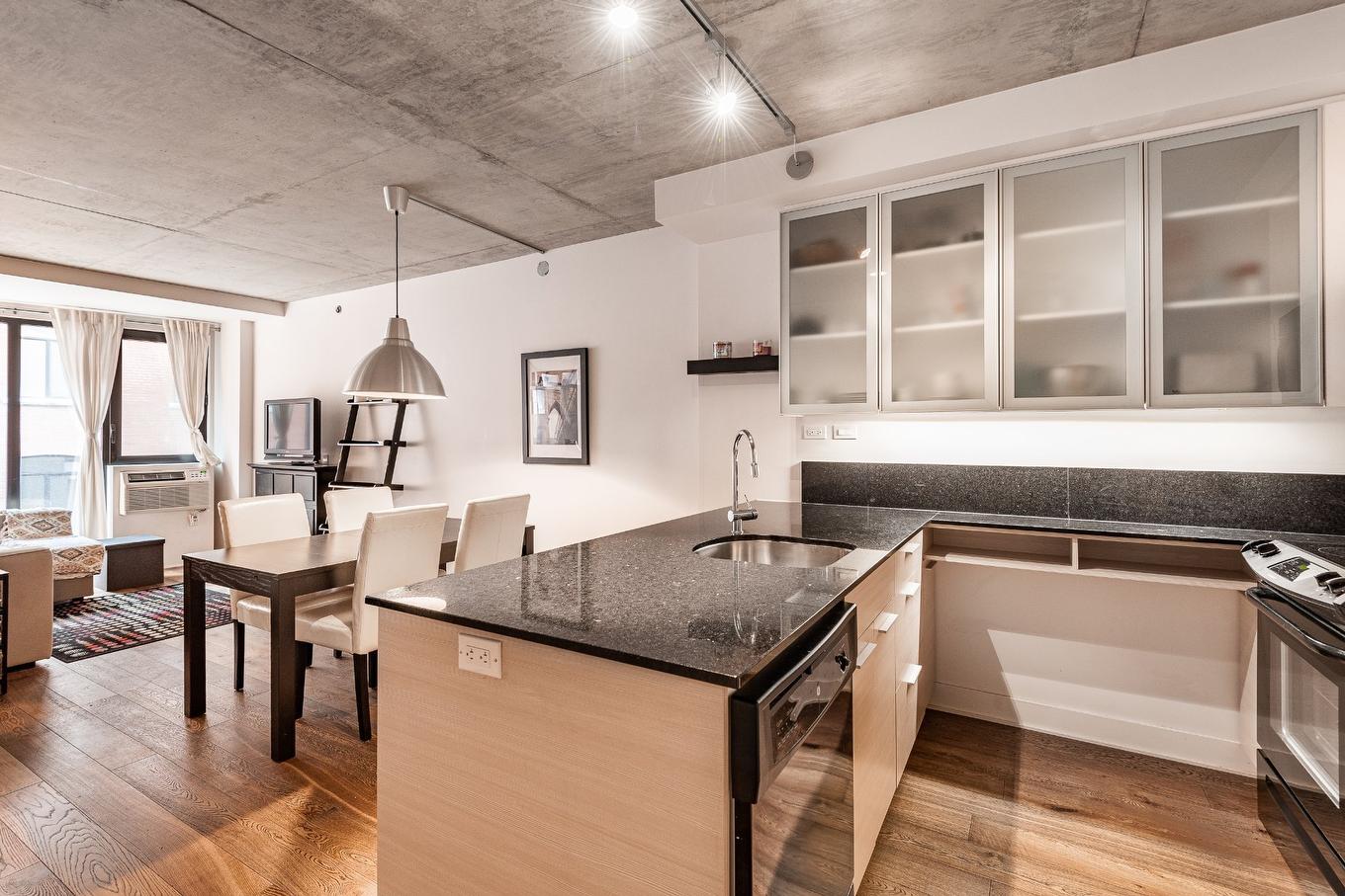 Kitchen - 309-1010 Rue William, Montréal (Le Sud-Ouest), QC - Indoor Photo Showing Kitchen With Upgraded Kitchen