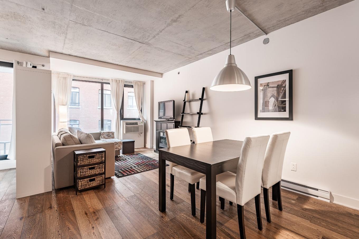 Overall view - 309-1010 Rue William, Montréal (Le Sud-Ouest), QC - Indoor Photo Showing Dining Room