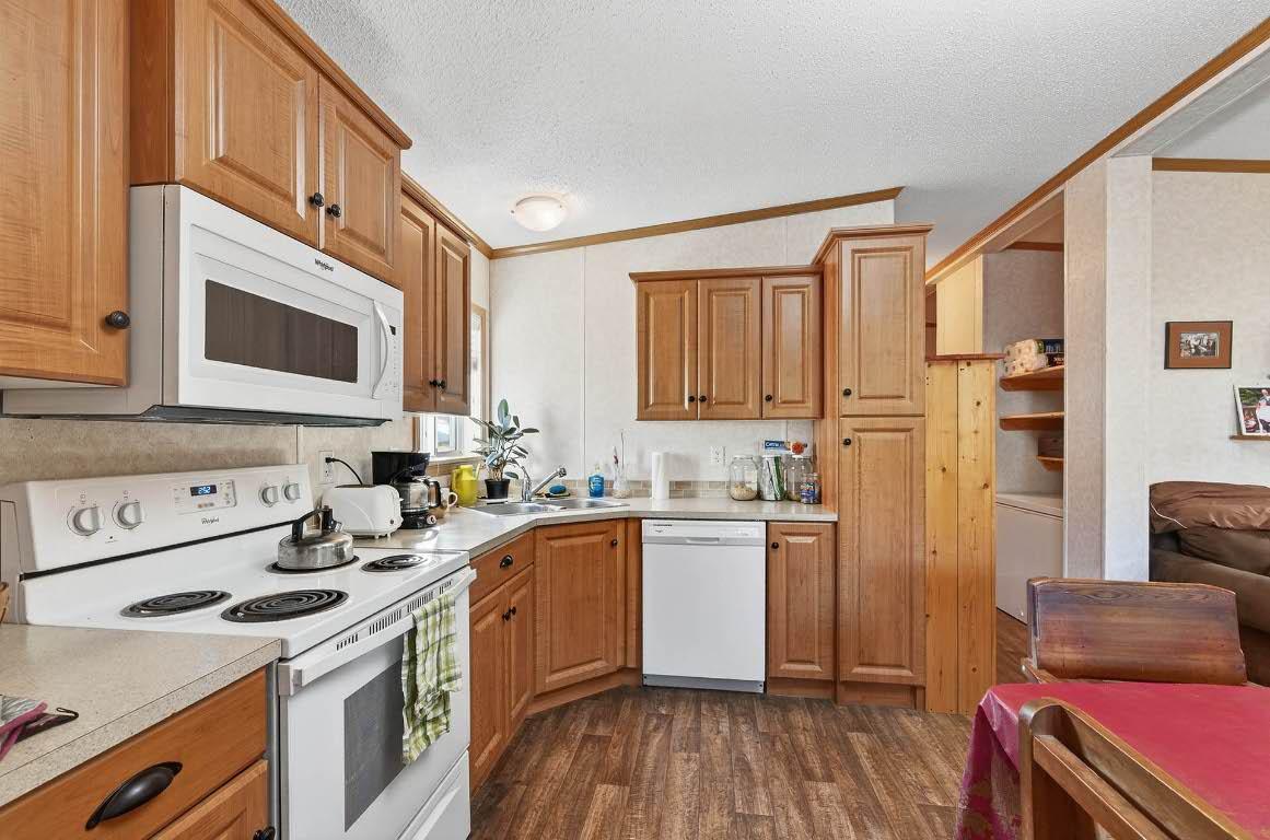 436 Hydro Road, Clearwater, BC - Indoor Photo Showing Kitchen With Double Sink