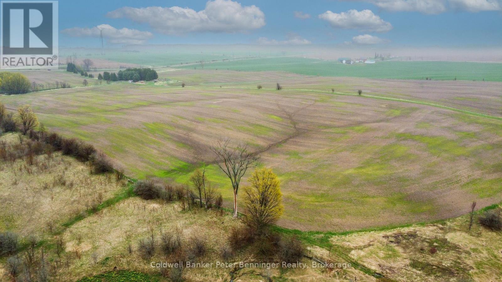 Aerial view from west before corn planted. - 1315 Concession 8 Concession, Kincardine, ON