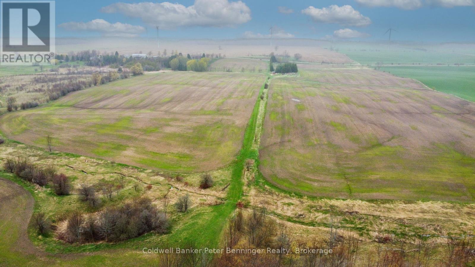 Aerial view from south before corn planted. - 1315 Concession 8 Concession, Kincardine, ON
