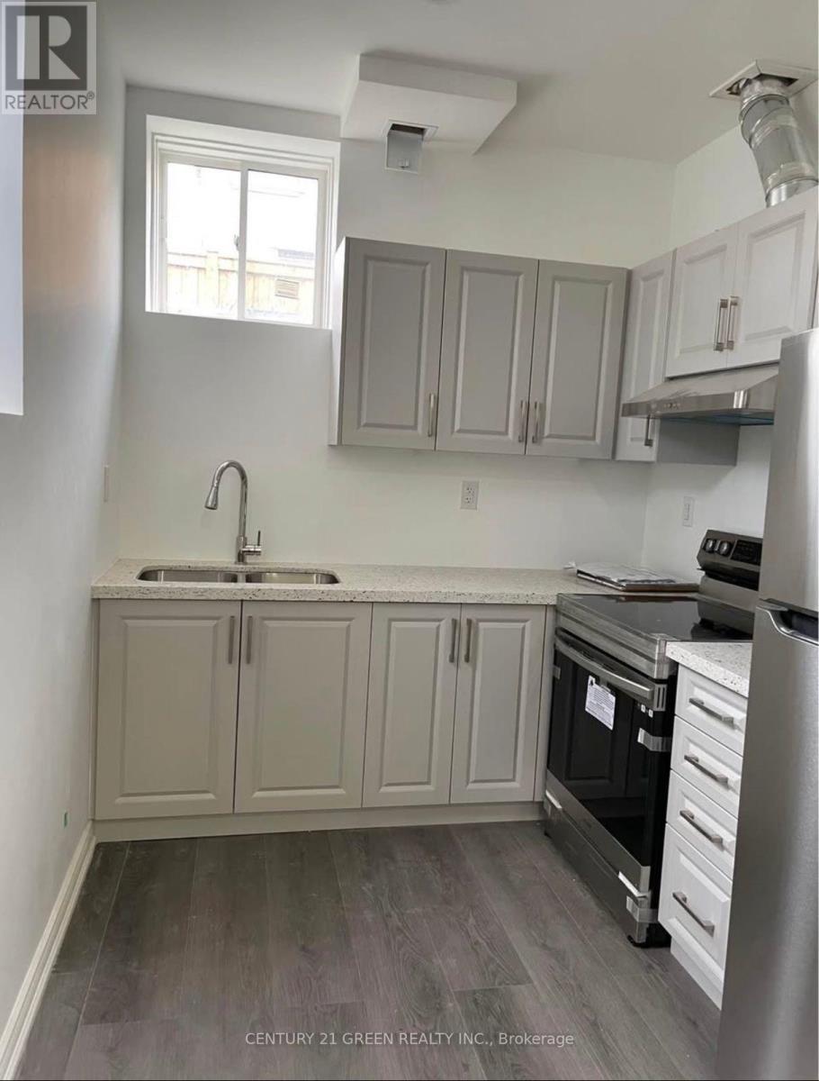 Bsmt - 36 Brentwick Drive, Brampton, ON - Indoor Photo Showing Kitchen With Double Sink