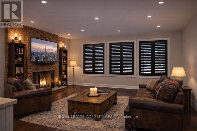 9 Gwynne Avenue, Ottawa, ON - Indoor Photo Showing Living Room With Fireplace