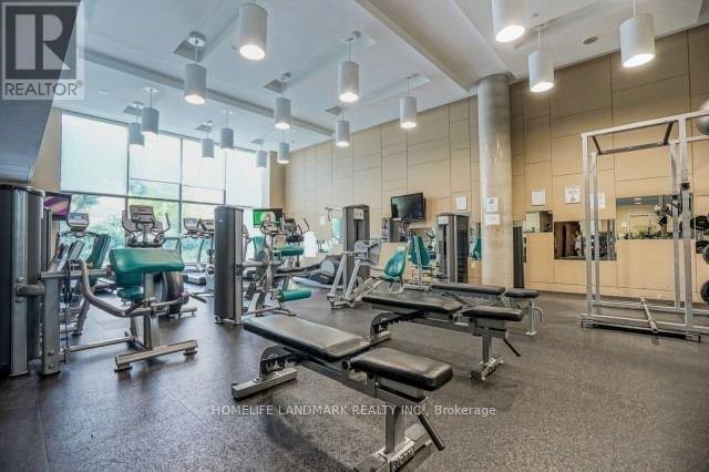 1610 - 8 Telegram Mews, Toronto, ON - Indoor Photo Showing Gym Room