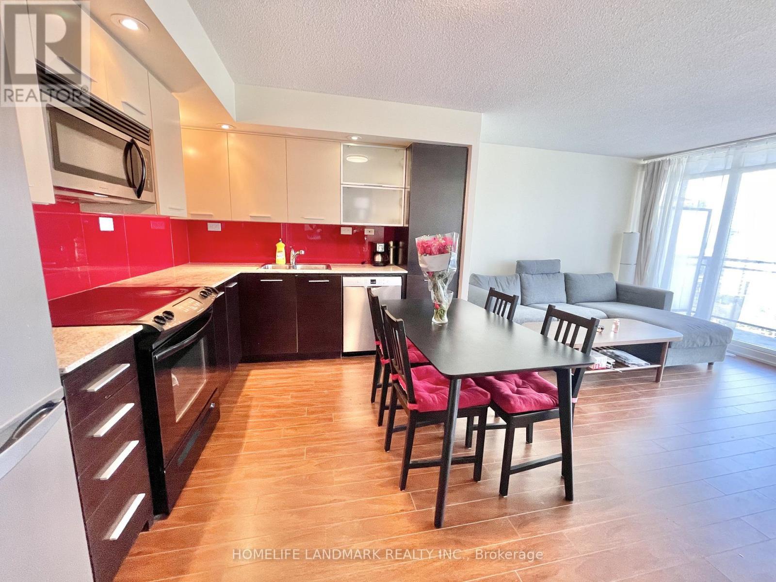 1610 - 8 Telegram Mews, Toronto, ON - Indoor Photo Showing Kitchen With Double Sink