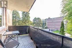 Open Balcony looking south -