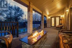 Covered Back Yard Patio View -