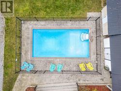 Arial View Of Heated Salt Water Pool -