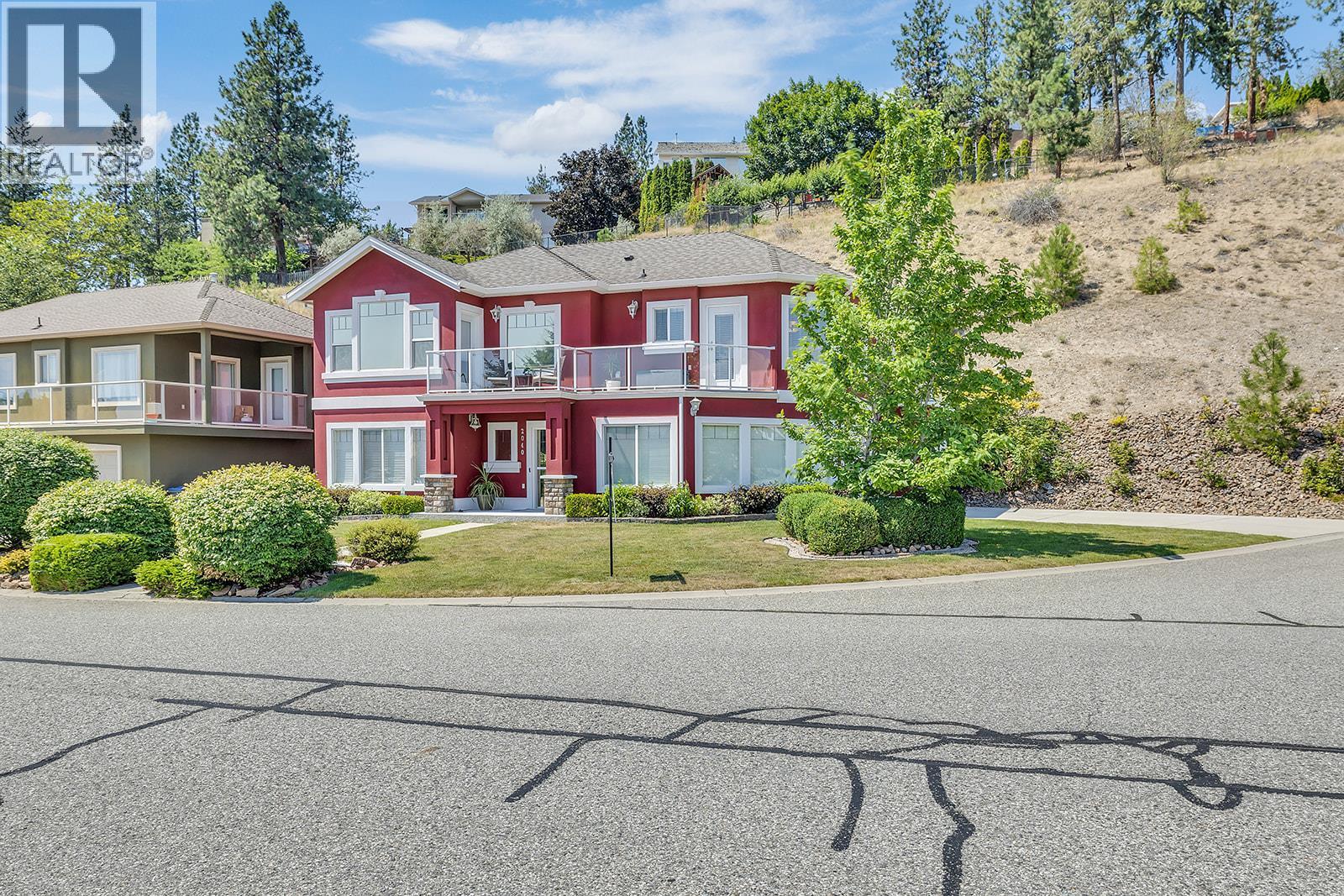 2040 Spyglass Way, West Kelowna, BC - Outdoor With Deck Patio Veranda With Facade
