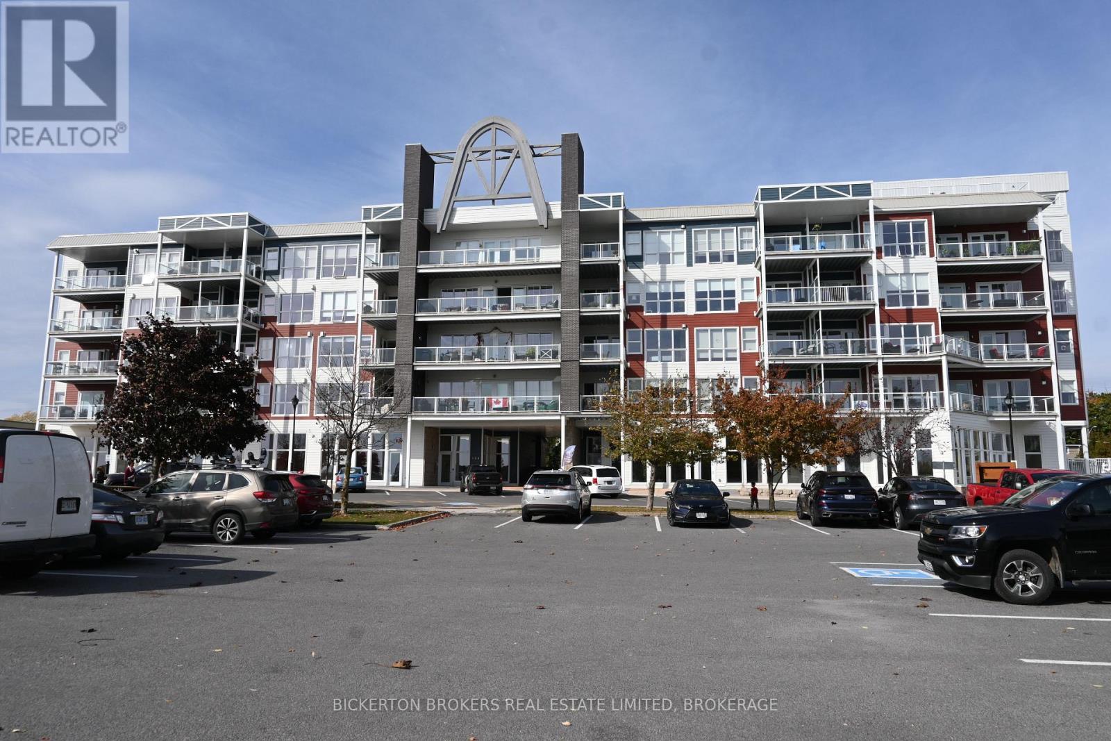 207 - 130 Water Street, Gananoque, ON - Outdoor With Balcony With Facade
