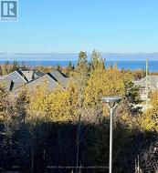 Peekaboo view of Georgian Bay from the balcony -