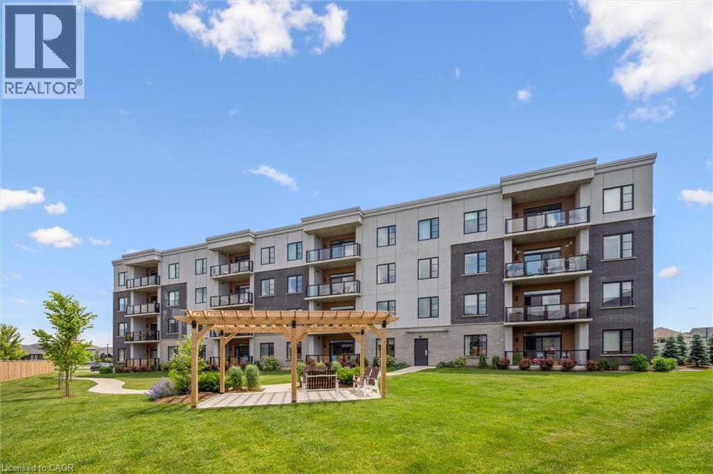 99A Farley Road Unit# 204, Fergus, ON - Outdoor With Balcony With Facade