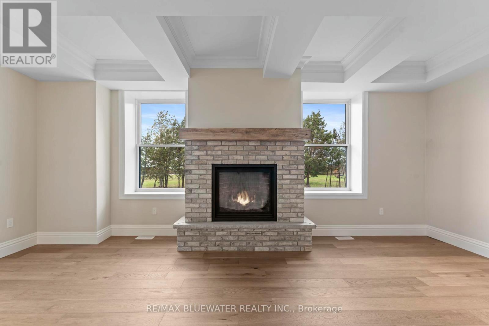 Living Room - 75184 Goshen Line, Bluewater (Stanley), ON - Indoor Photo Showing Living Room With Fireplace
